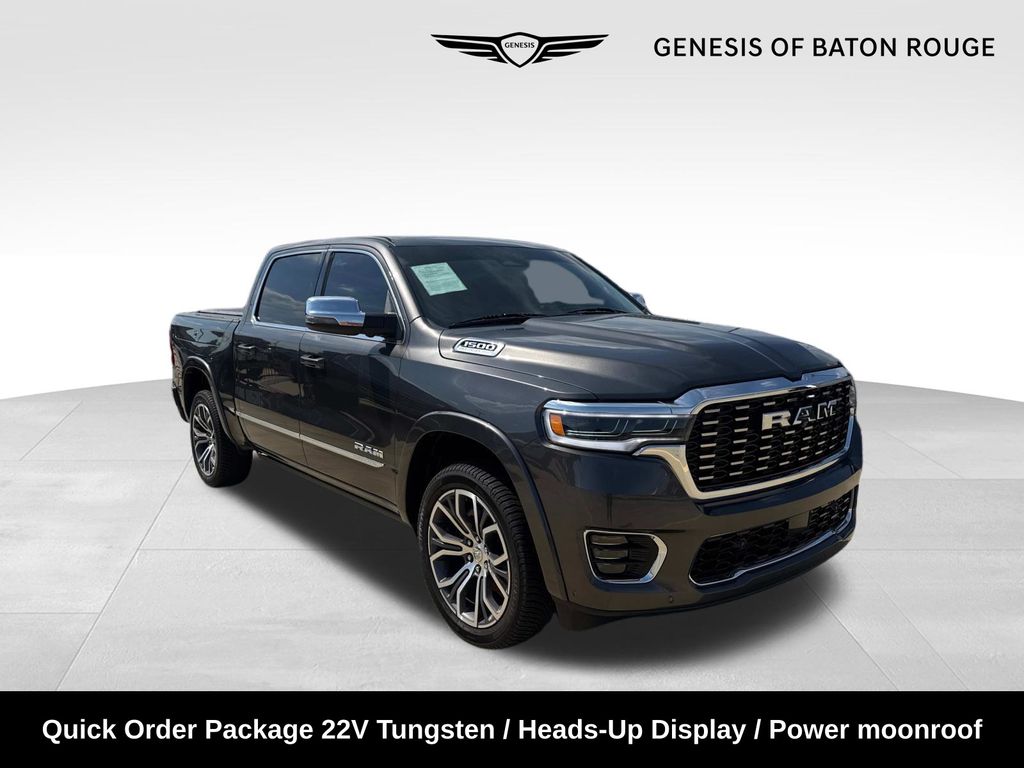 Gray (Granite Crystal Metallic Clearcoat) 2026 RAM 1500 Tungsten Crew Cab 4WD Pickup Truck Four-Wheel Drive 8-Speed Automatic