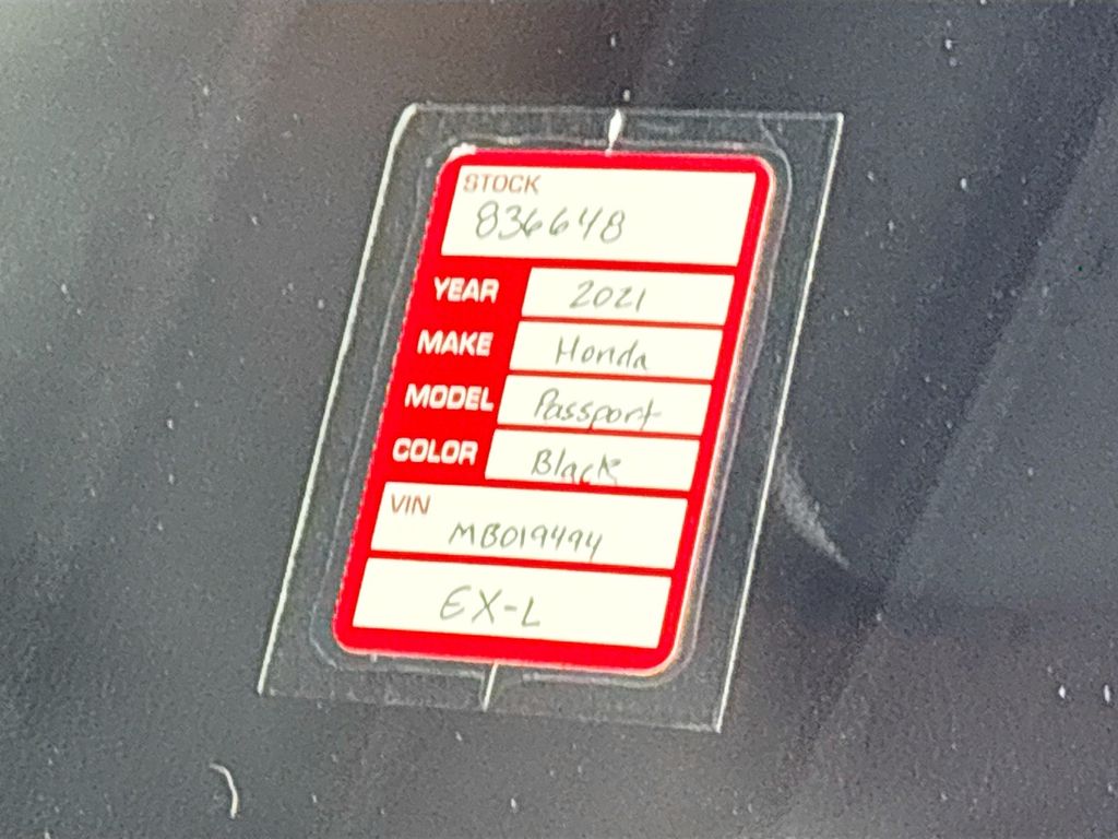 2021 Honda Passport EX-L