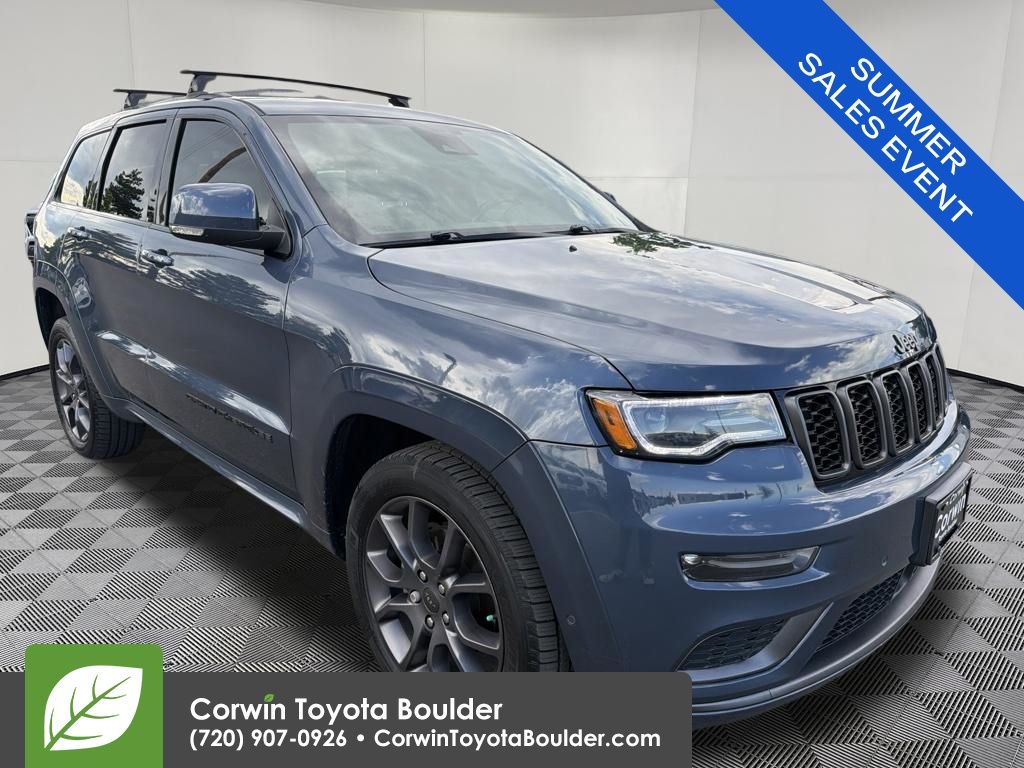 Pacific Blue Clearcoat 2020 Jeep Grand Cherokee SUV / Crossover Four-Wheel Drive 8-Speed Automatic