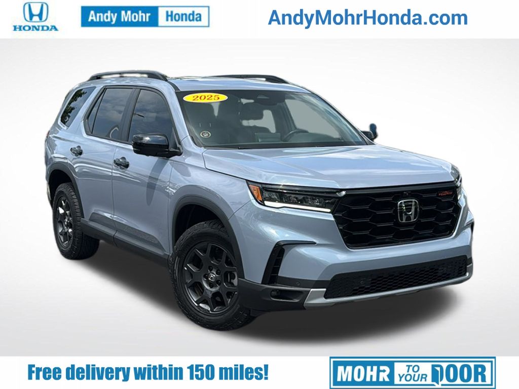 Sonic Gray Pearl 2025 Honda Pilot SUV / Crossover All-Wheel Drive Automatic