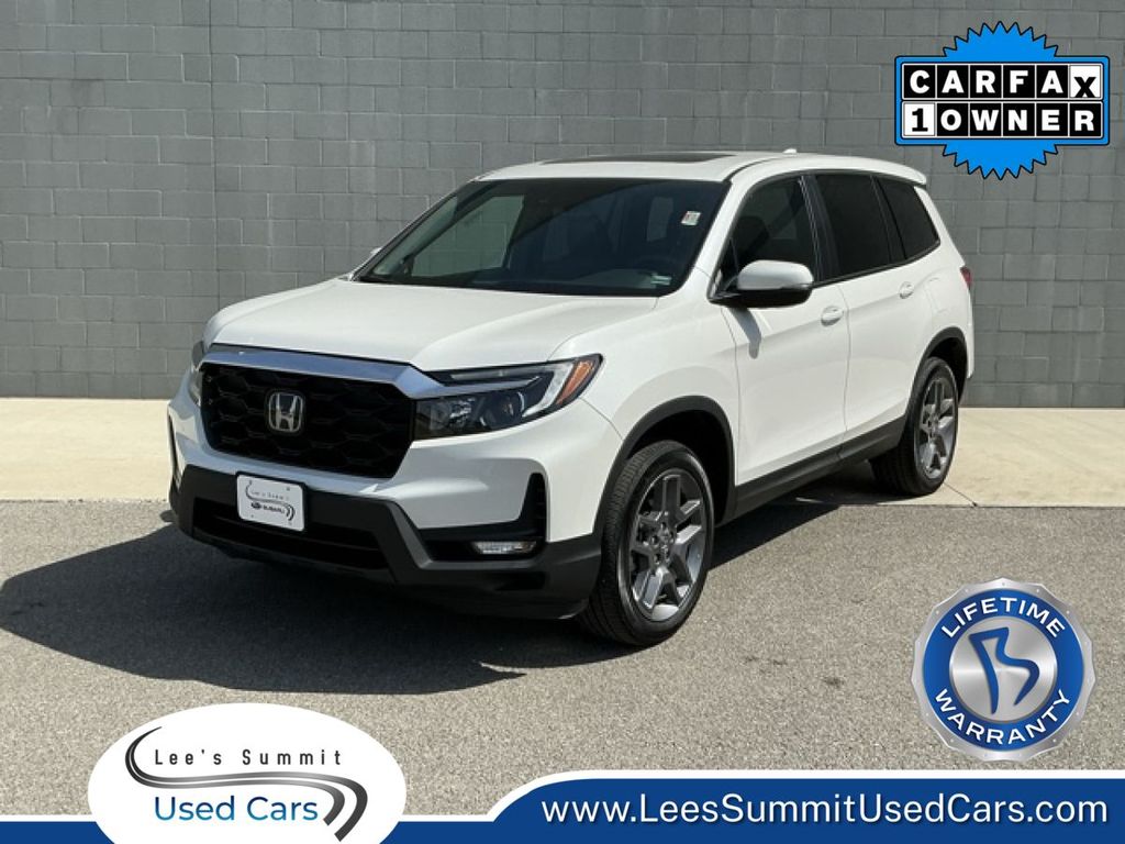 Platinum White Pearl 2023 Honda Passport EX-L AWD SUV / Crossover All-Wheel Drive 9-Speed Automatic