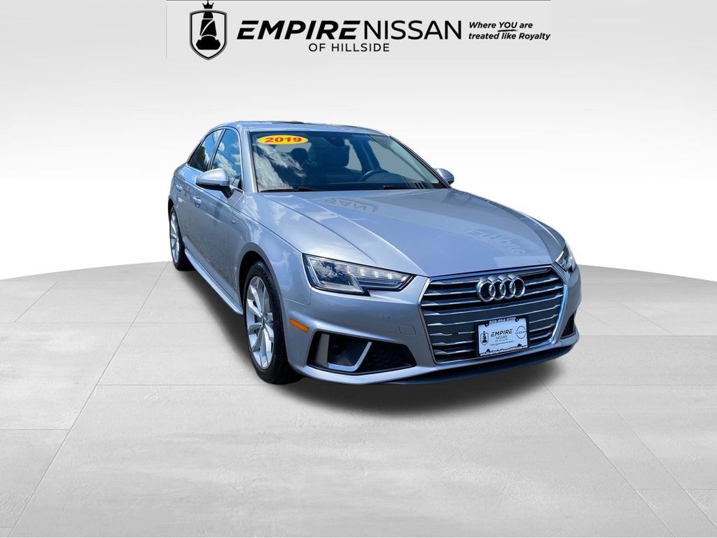 Florett Silver Metallic 2019 Audi A4 Sedan All-Wheel Drive 7-Speed Automatic