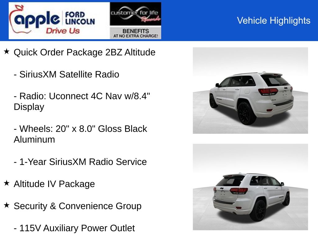 2018 Jeep Grand Cherokee Altitude 4x4