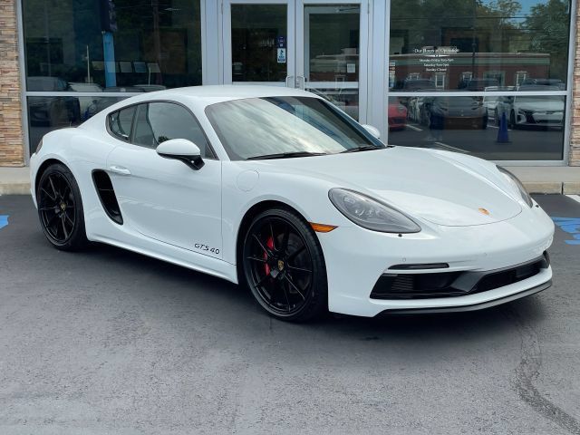 White 2023 Porsche 718 Cayman Coupe Rear-Wheel Drive 6-Speed Manual