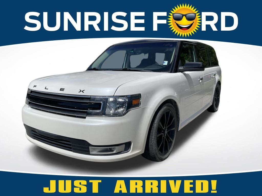 White Platinum Clearcoat Metallic 2019 Ford Flex SUV / Crossover All-Wheel Drive 6-Speed Automatic