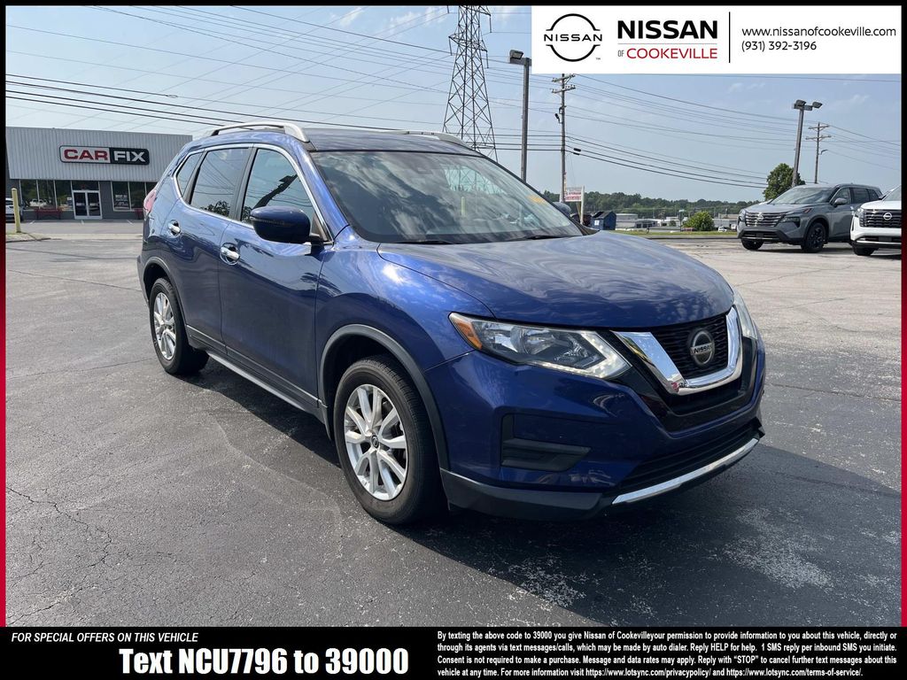 Caspian Blue Metallic 2019 Nissan Rogue SUV / Crossover Front-Wheel Drive Continuously Variable Transmission