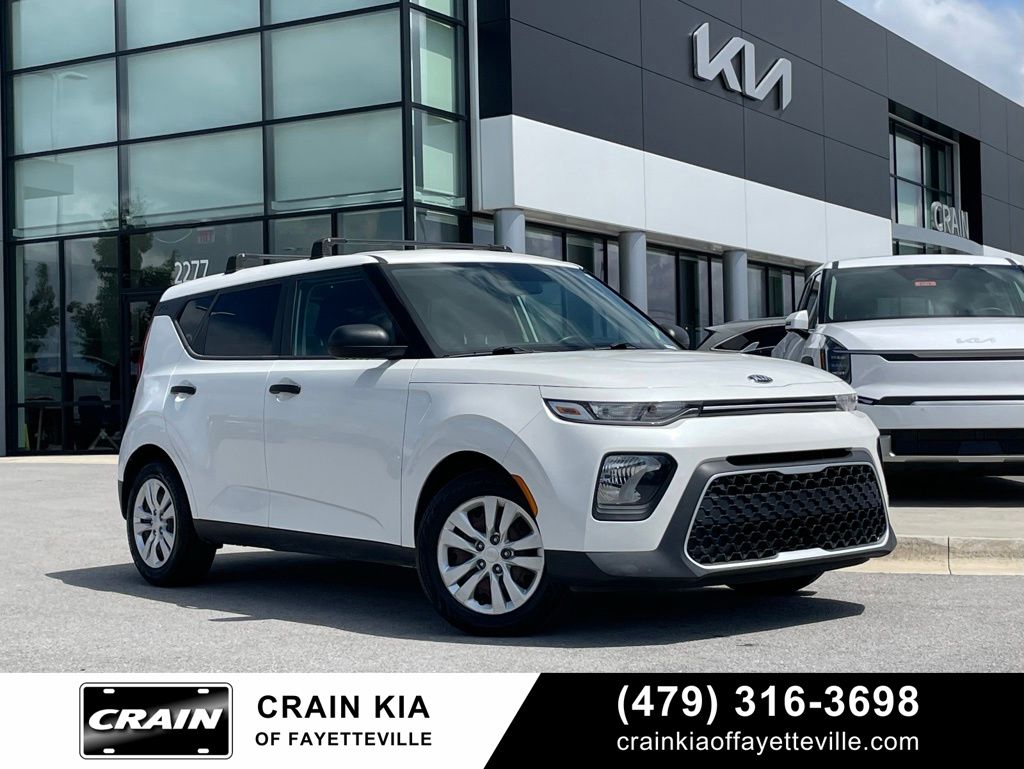 Snow White Pearl 2020 Kia Soul LX FWD SUV / Crossover Front-Wheel Drive 6-Speed Manual