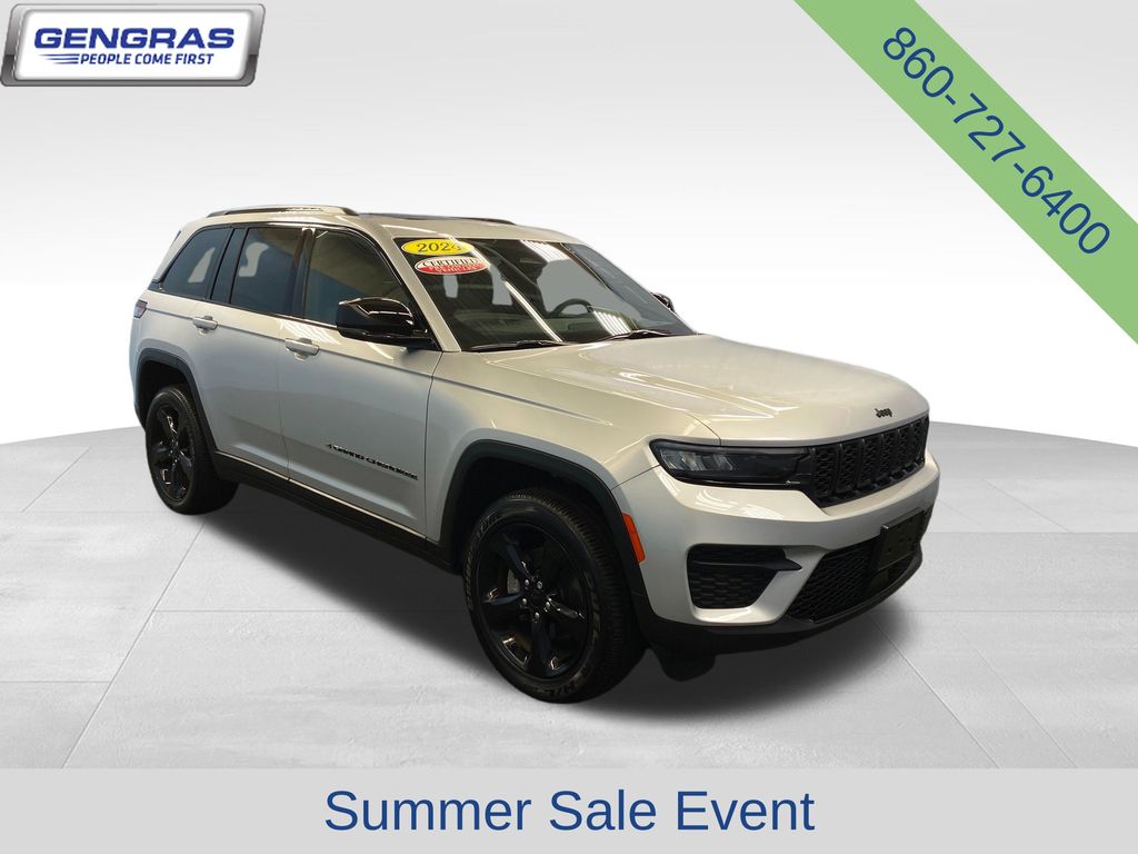 Silver Zynith 2024 Jeep Grand Cherokee SUV / Crossover Four-Wheel Drive 8-Speed Automatic