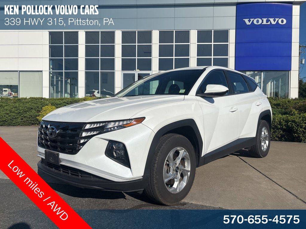 Quartz White 2022 Hyundai Tucson SE AWD SUV / Crossover All-Wheel Drive 8-Speed Automatic