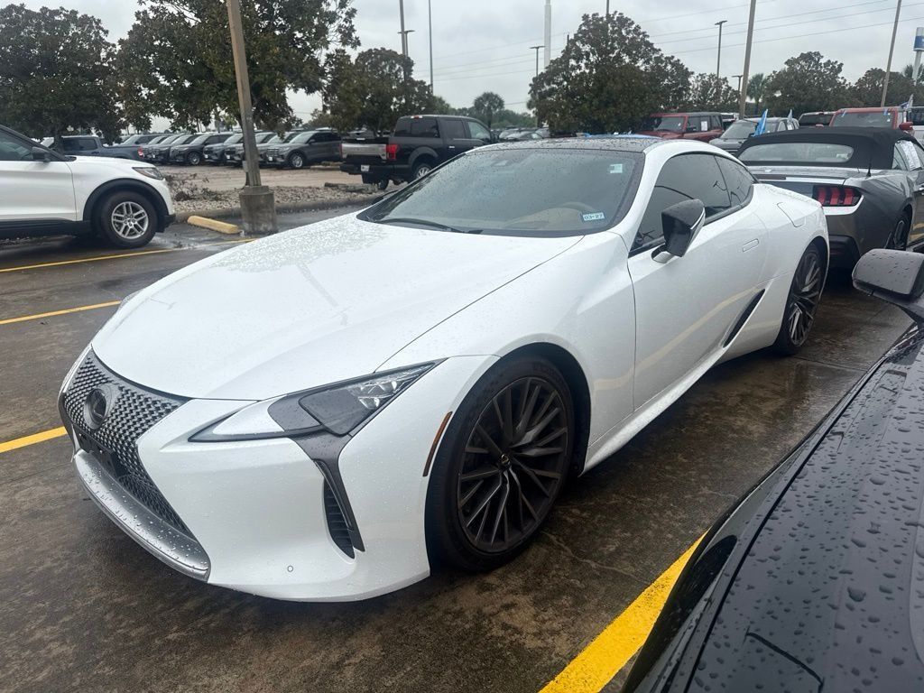 Ultra White 2025 Lexus LC Coupe Rear-Wheel Drive Automatic