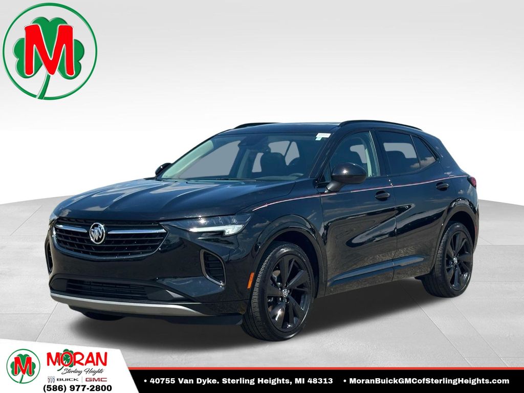Black (Ebony Twilight Metallic) 2023 Buick Envision SUV / Crossover All-Wheel Drive 9-Speed Automatic