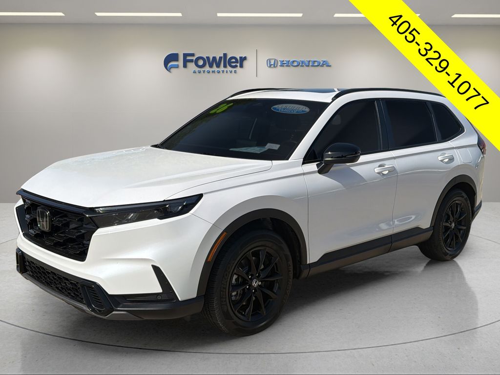 Platinum White Pearl 2026 Honda CR-V Hybrid SUV / Crossover Front-Wheel Drive Continuously Variable Transmission