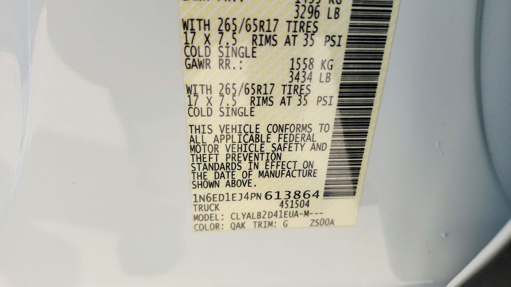 2023 Nissan Frontier