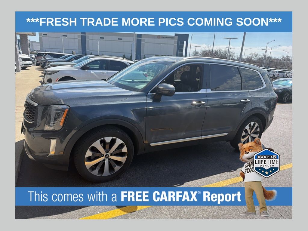 Gravity Gray 2022 Kia Telluride S AWD SUV / Crossover All-Wheel Drive 8-Speed Automatic