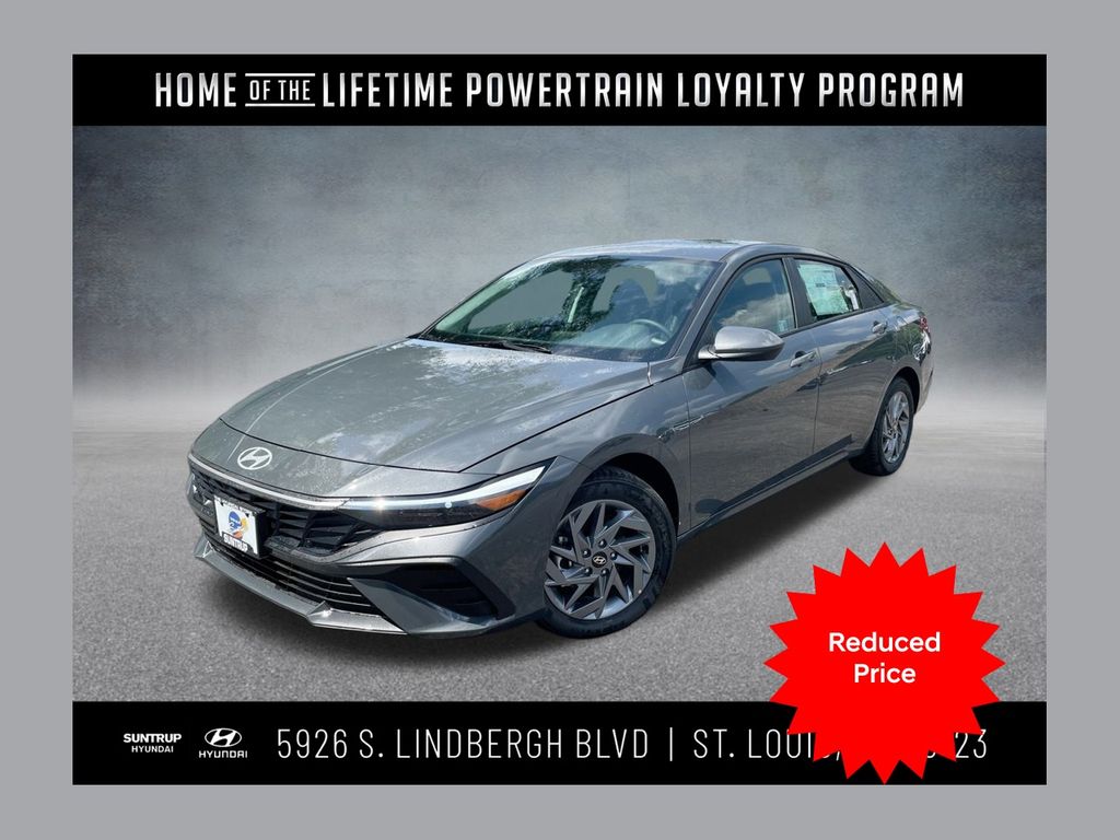 Ecotronic Gray Pearl 2025 Hyundai Elantra Hybrid Blue FWD Sedan Front-Wheel Drive 6-Speed Dual Clutch