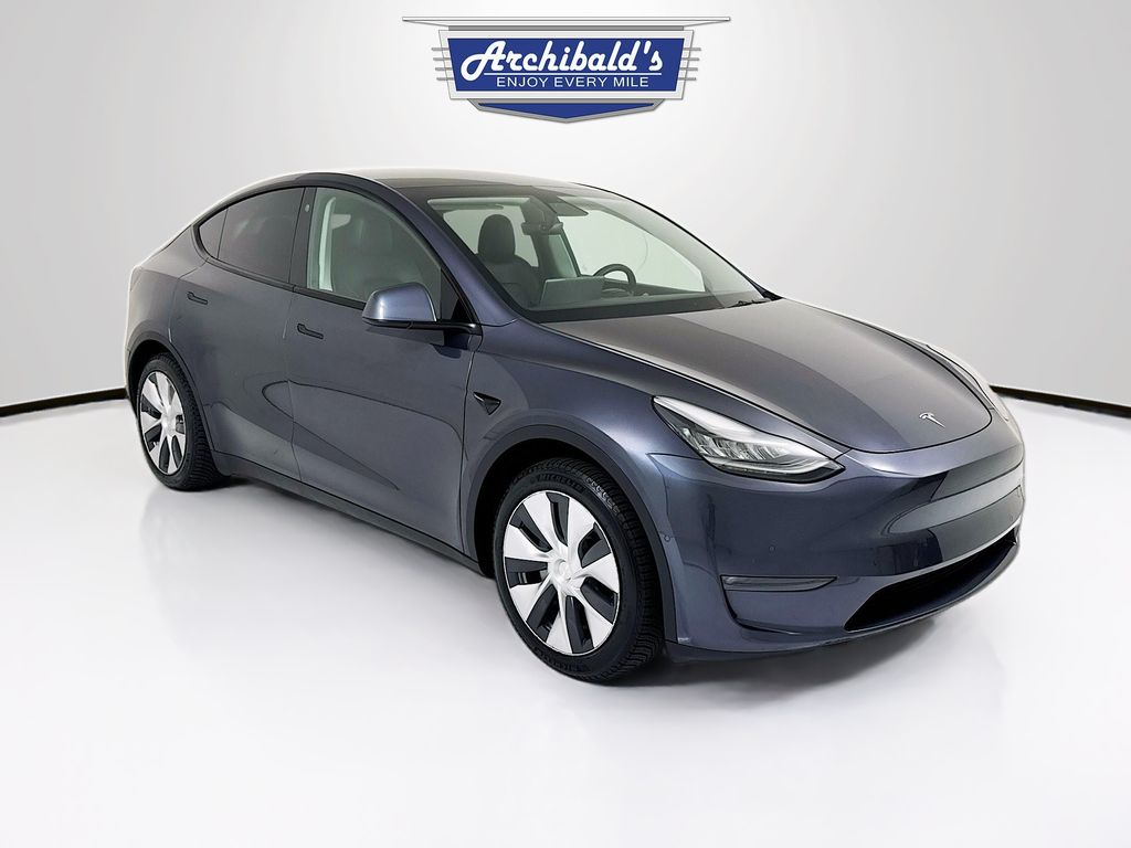 Midnight Silver Metallic 2021 Tesla Model Y SUV / Crossover All-Wheel Drive 1-Speed Automatic