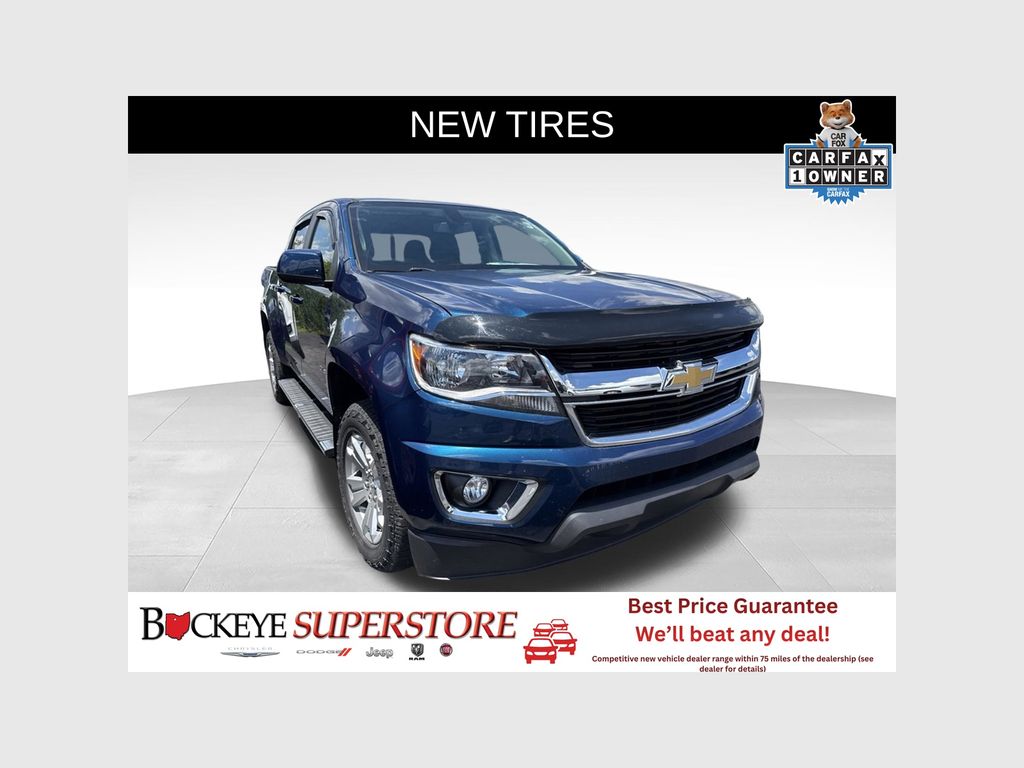 Pacific Blue Metallic 2020 Chevrolet Colorado Pickup Truck Four-Wheel Drive 8-Speed Automatic