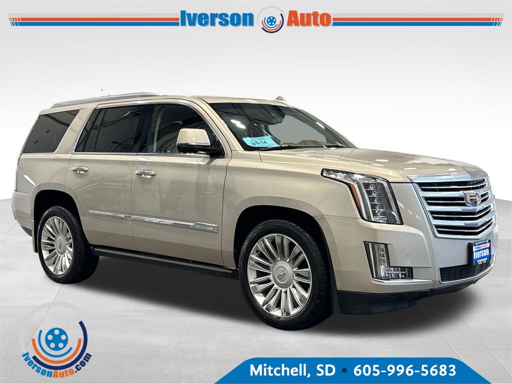Silver Coast Metallic 2015 Cadillac Escalade Platinum 4WD SUV / Crossover Four-Wheel Drive 8-Speed Automatic