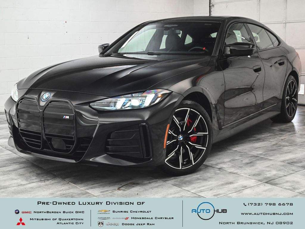 Black Sapphire Metallic 2025 BMW i4 Sedan All-Wheel Drive Automatic
