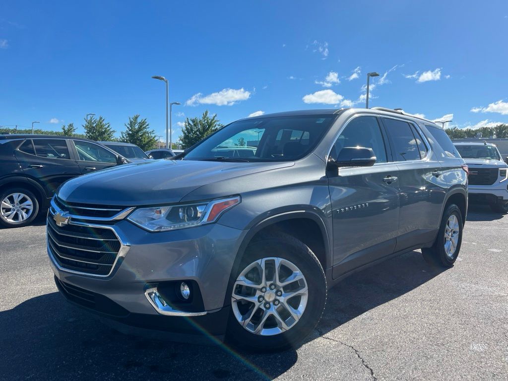 Gray (Satin Steel Metallic) 2019 Chevrolet Traverse SUV / Crossover Front-Wheel Drive 9-Speed Automatic