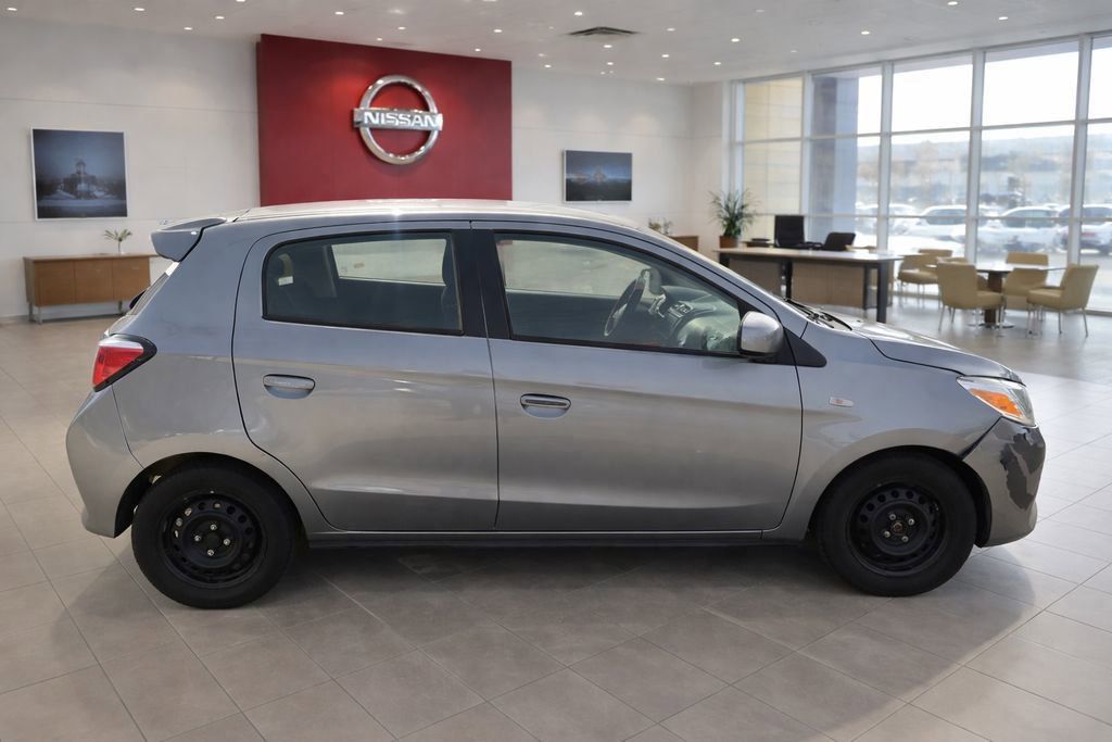 Gray 2021 Mitsubishi Mirage ES FWD Hatchback Front-Wheel Drive Continuously Variable Transmission