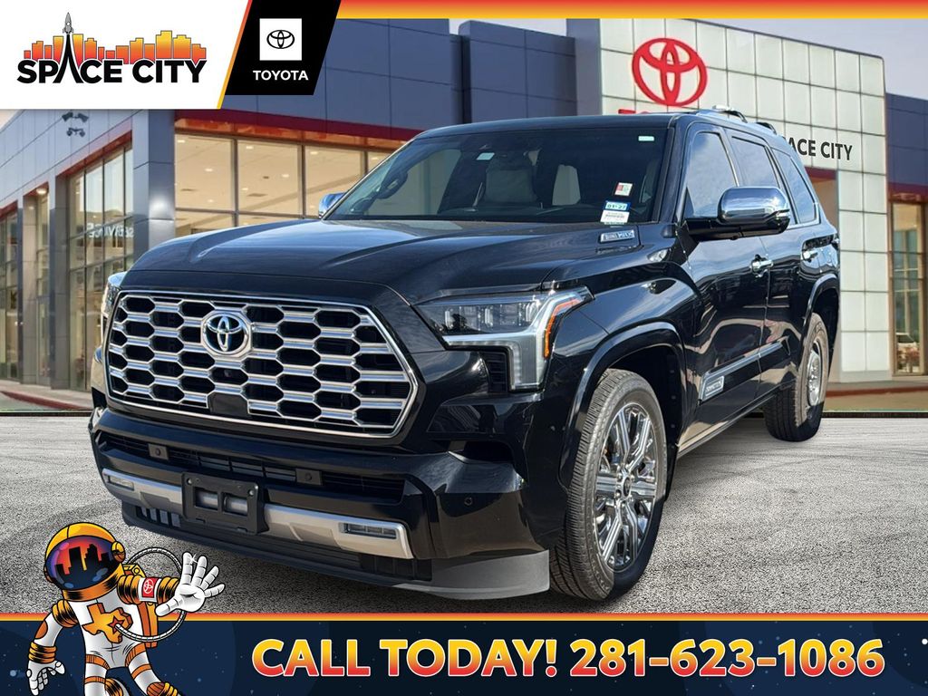 Midnight Black 2024 Toyota Sequoia Capstone 4WD SUV / Crossover Four-Wheel Drive Automatic