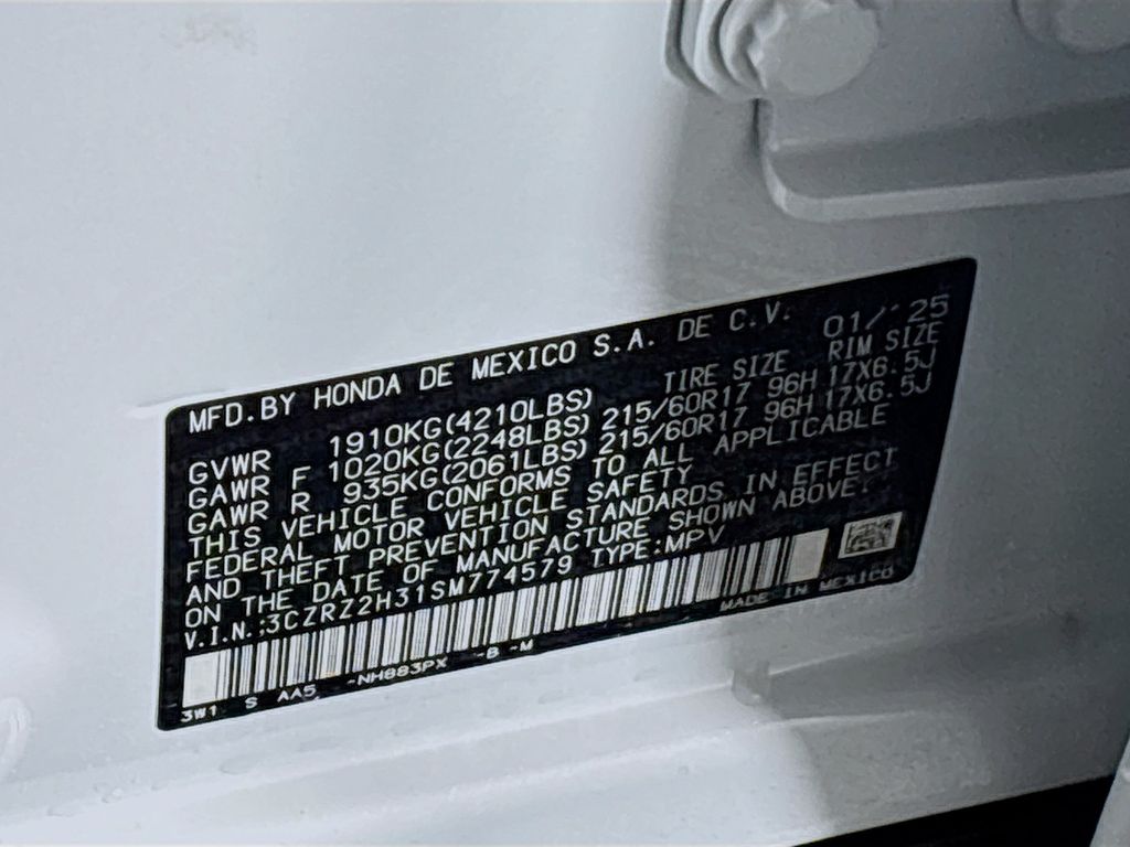 2025 Honda HR-V LX