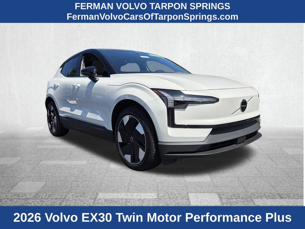 Crystal White 2026 Volvo EX30 SUV / Crossover All-Wheel Drive 1-Speed Automatic