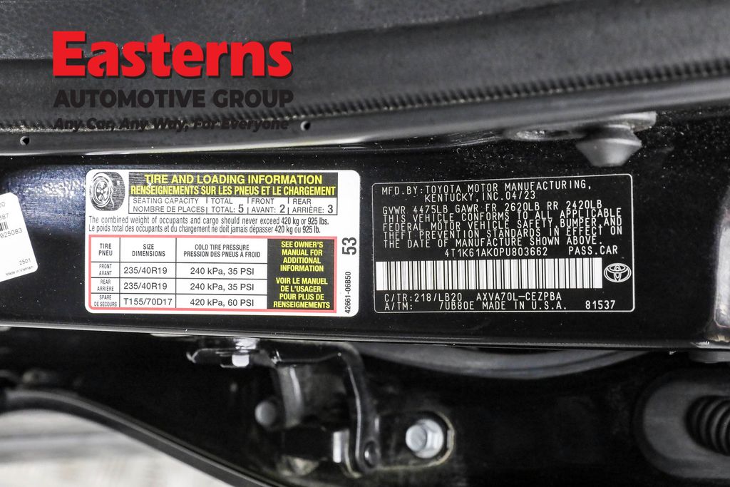 Used 2023 Black Toyota XSE image 30