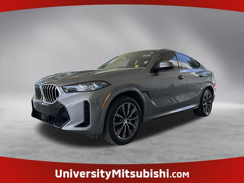 Gray Metallic 2024 BMW X6 SUV / Crossover All-Wheel Drive 8-Speed Automatic