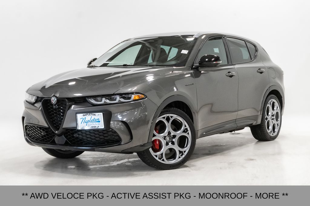 Grigio Ascari Metallic 2024 Alfa Romeo Tonale Veloce AWD SUV / Crossover All-Wheel Drive 6-Speed Automatic