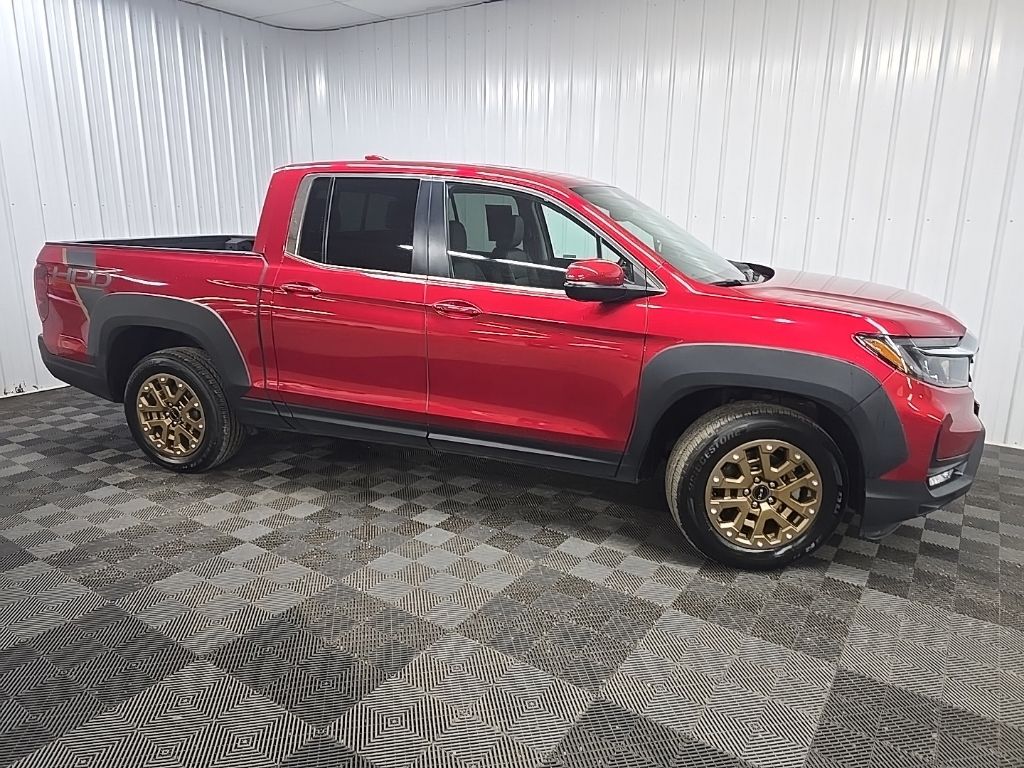 Radiant Red Metallic II 2023 Honda Ridgeline Pickup Truck All-Wheel Drive 9-Speed Automatic
