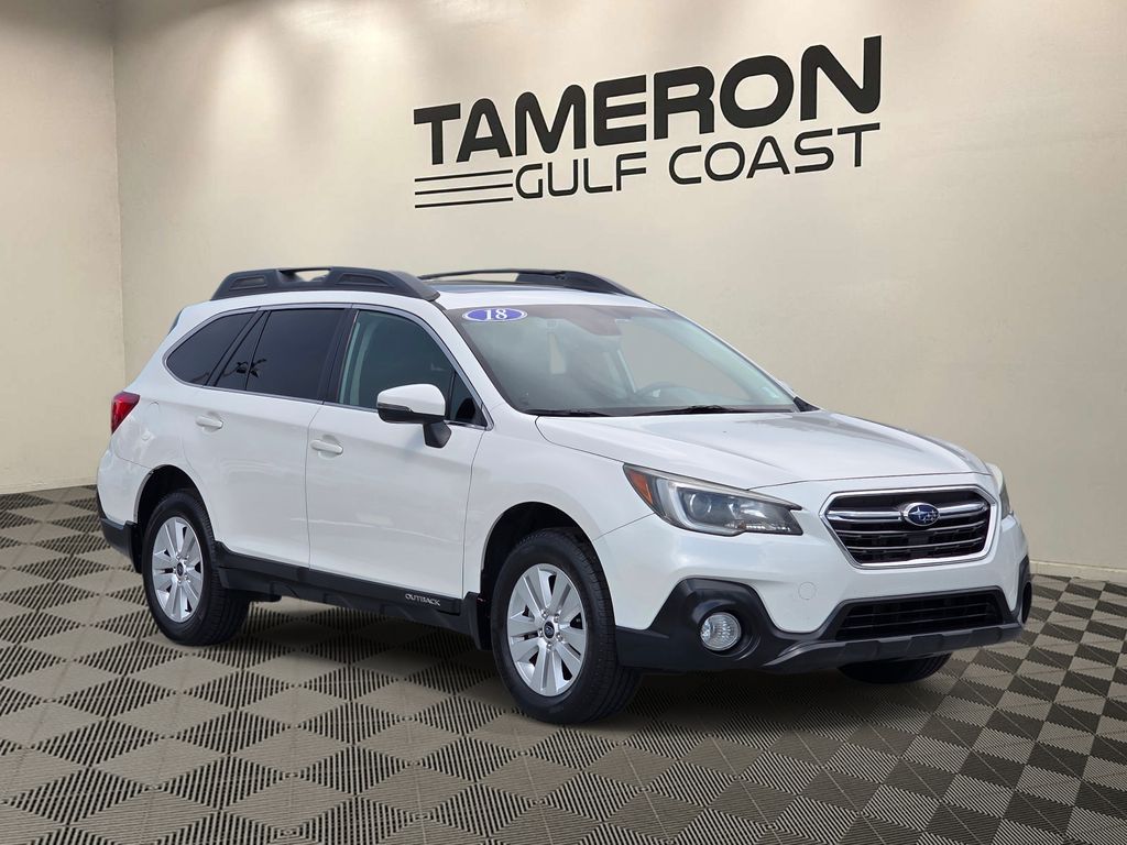 Crystal White Pearl 2018 Subaru Outback Wagon All-Wheel Drive Continuously Variable Transmission