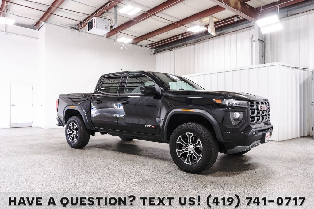 Onyx Black 2024 GMC Canyon Pickup Truck Four-Wheel Drive 8-Speed Automatic