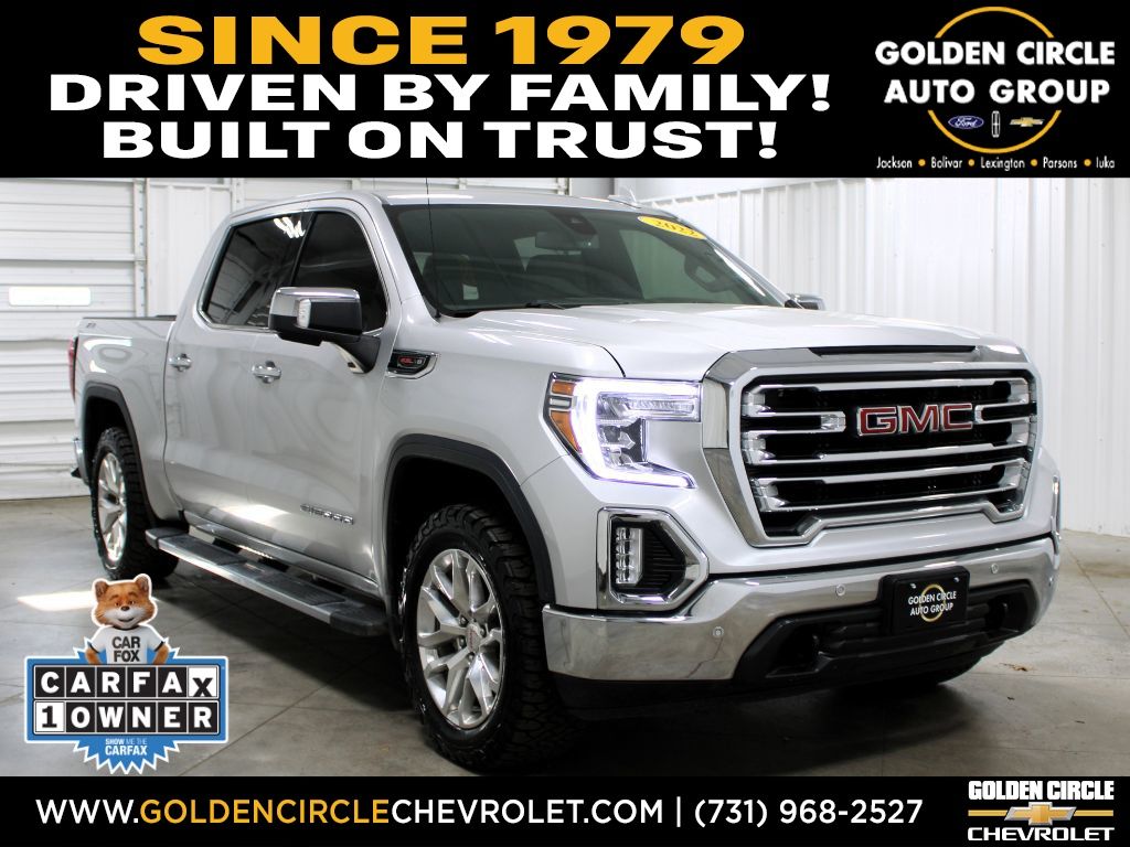Quicksilver Metallic 2022 GMC Sierra 1500 Limited SLT Crew Cab 4WD Pickup Truck Four-Wheel Drive Automatic
