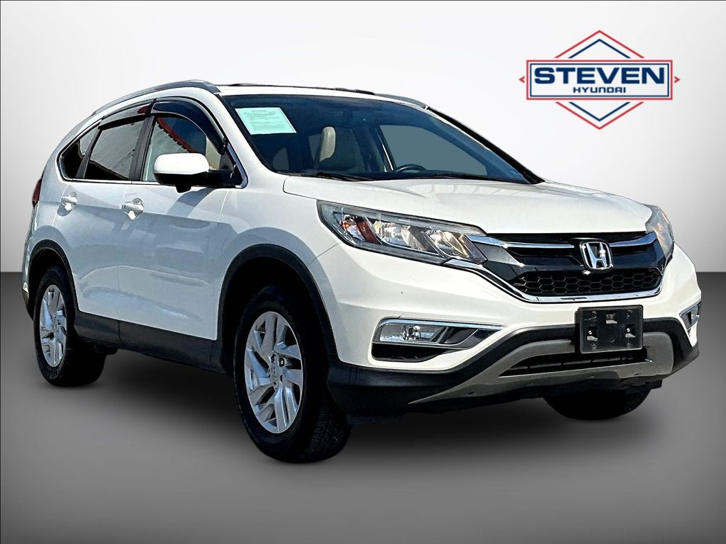 White 2015 Honda CR-V SUV / Crossover All-Wheel Drive Continuously Variable Transmission