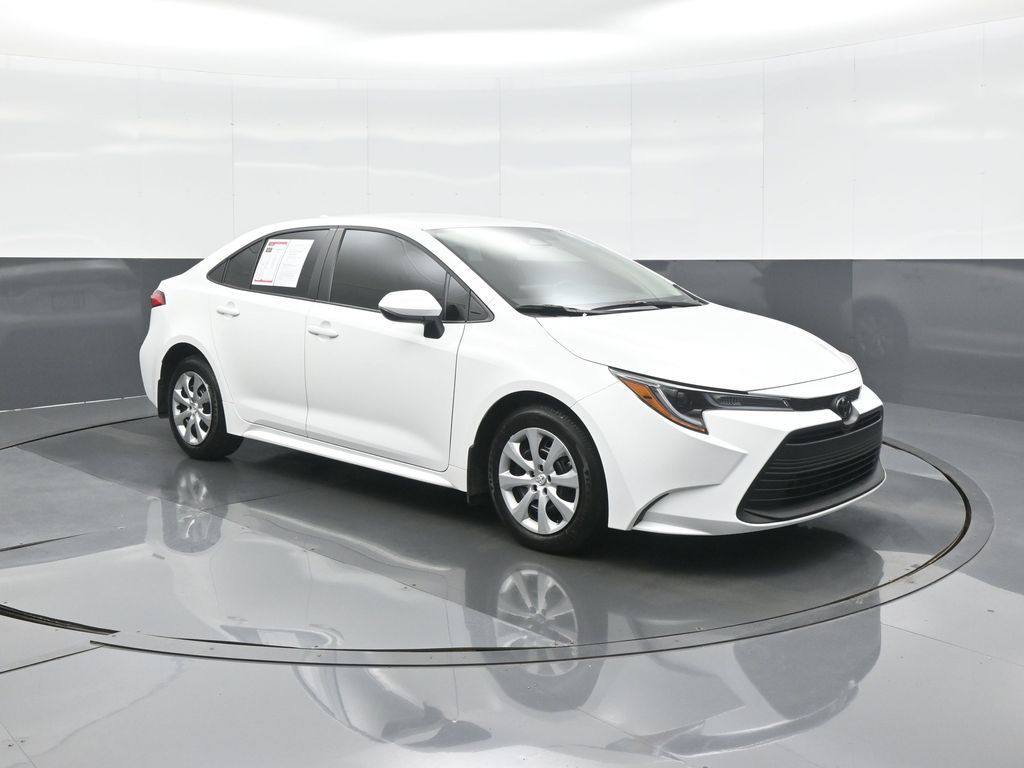 Ice 2025 Toyota Corolla LE FWD Sedan Front-Wheel Drive Continuously Variable Transmission