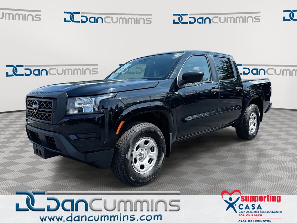 Super Black 2022 Nissan Frontier Pickup Truck Four-Wheel Drive 9-Speed Automatic