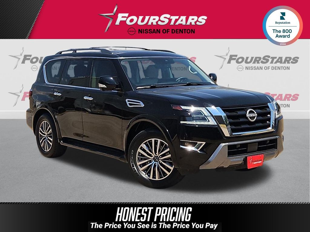 Super Black 2023 Nissan Armada SUV / Crossover 4X2 7-Speed Automatic