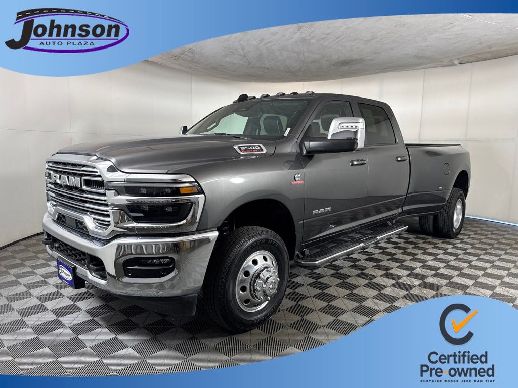 Gray (Granite Crystal Metallic Clearcoat) 2025 RAM 3500 Pickup Truck Four-Wheel Drive 8-Speed Automatic