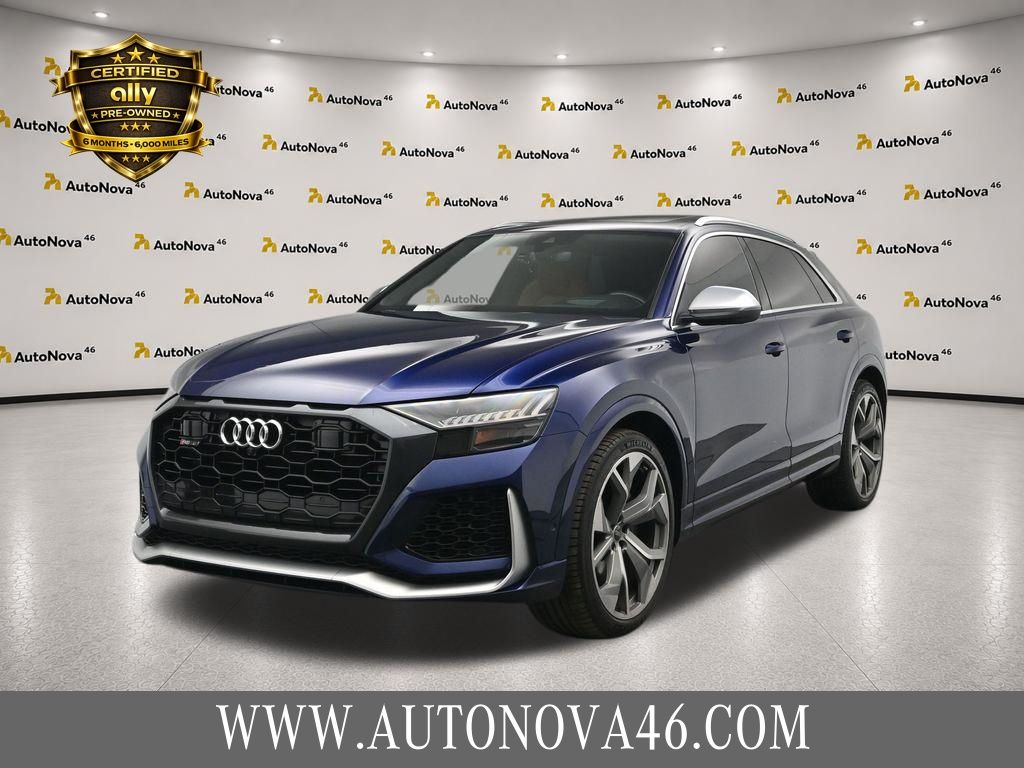 Blue Metallic 2022 Audi RS Q8 SUV / Crossover All-Wheel Drive 8-Speed Automatic