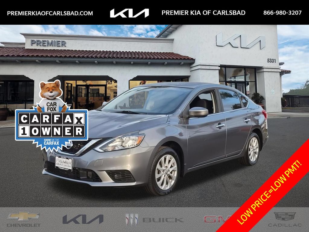 Gray (Gun Metallic) 2019 Nissan Sentra Sedan Front-Wheel Drive Continuously Variable Transmission