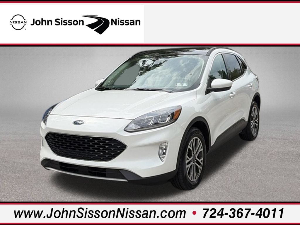 2020 Ford Escape SEL White at Rochrich Mazda
