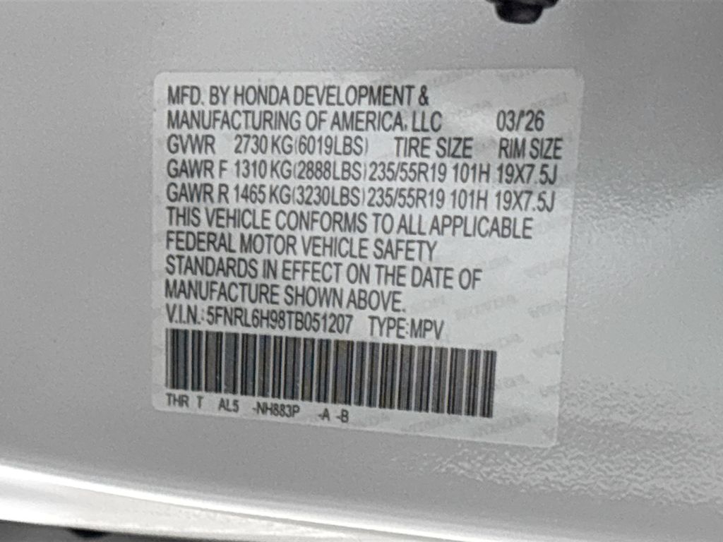 2026 Honda Odyssey Elite
