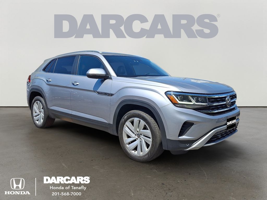 Silver Metallic 2021 Volkswagen Atlas Cross Sport SUV / Crossover All-Wheel Drive 8-Speed Automatic