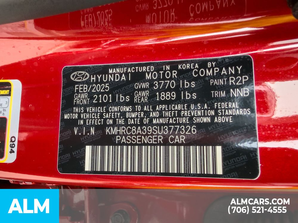 Used 2025 Red Hyundai Limited image 23