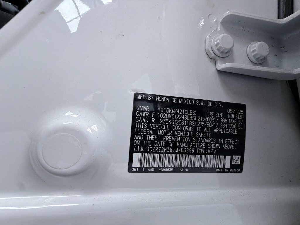 Used 2026 Honda HR-V SUV