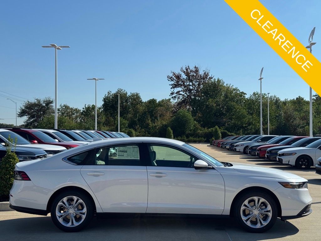 2025 Honda Accord LX White at Community Honda