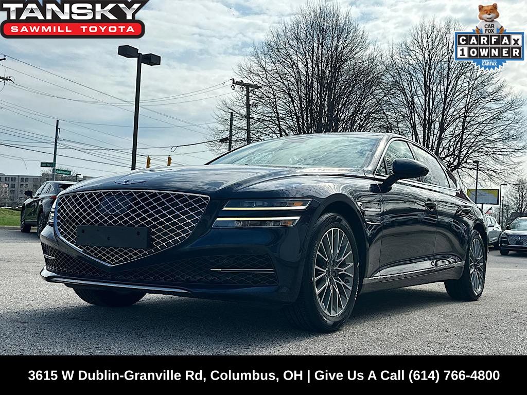 Capri Blue 2023 Genesis G80 2.5T RWD Sedan Rear-Wheel Drive 8-Speed Automatic