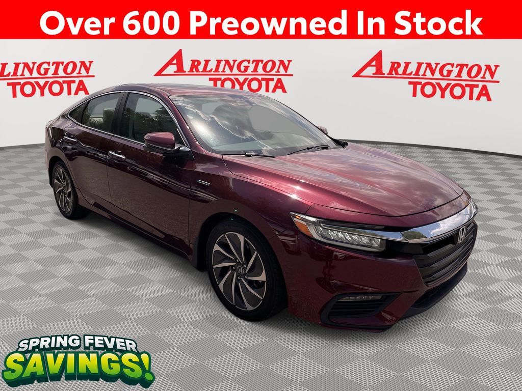 Red 2019 Honda Insight Touring Sedan FWD Sedan Front-Wheel Drive Continuously Variable Transmission